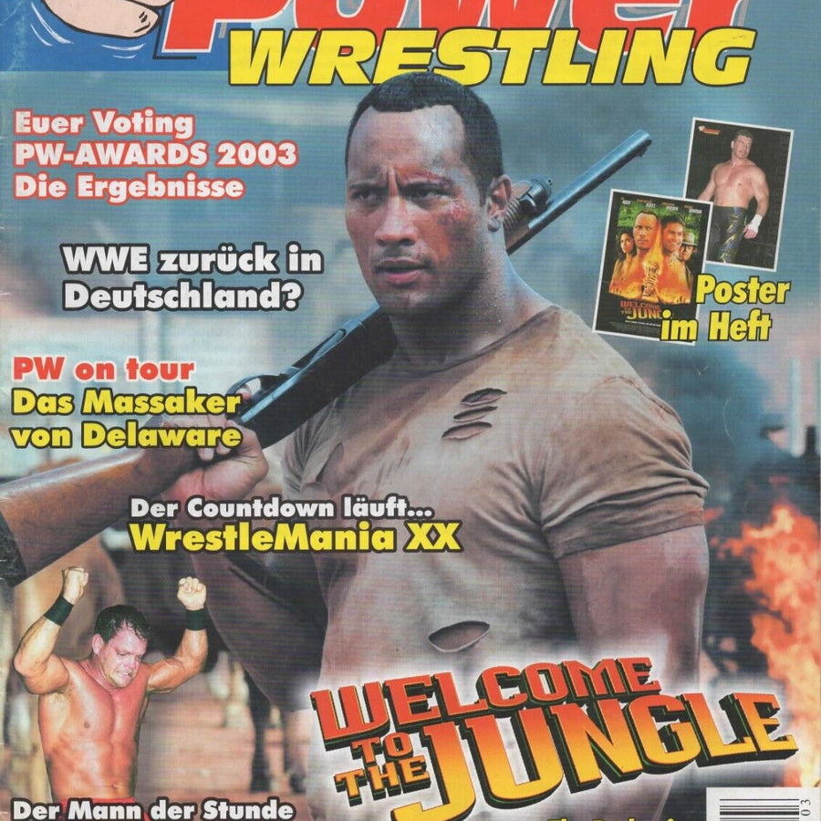 Power Wrestling Magazine March 2004 Magazine PWcatalog