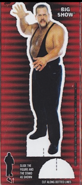 Big Show WWE Ice Cream Cut-out 2004 Good Humor PW Catalog