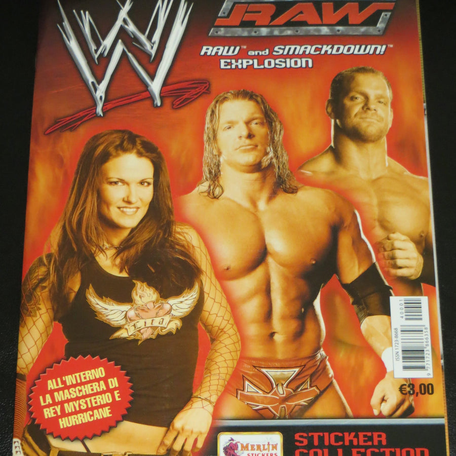 WWE Raw Stickers Album 2004 Stickers Album PW Catalog