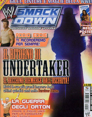 WWE Smackdown Magazine from Italy December 2005 Magazine PWcatalog