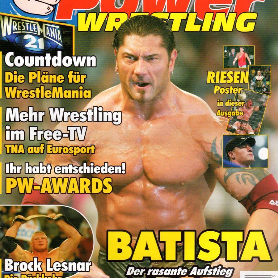 Power Wrestling Magazine March 2005 Magazine PWcatalog
