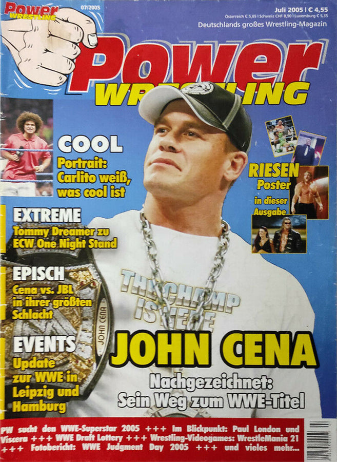 Power Wrestling Magazine July 2005 Magazine PWcatalog