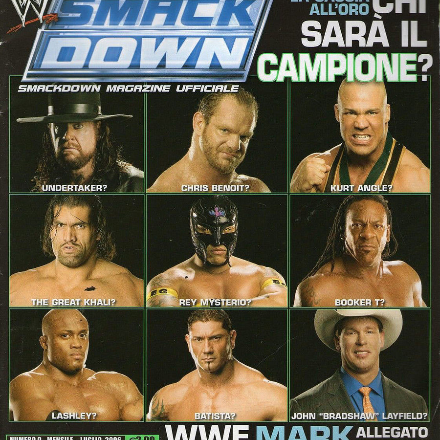 WWE Smackdown Magazine from Italy July 2006 Magazine PWcatalog