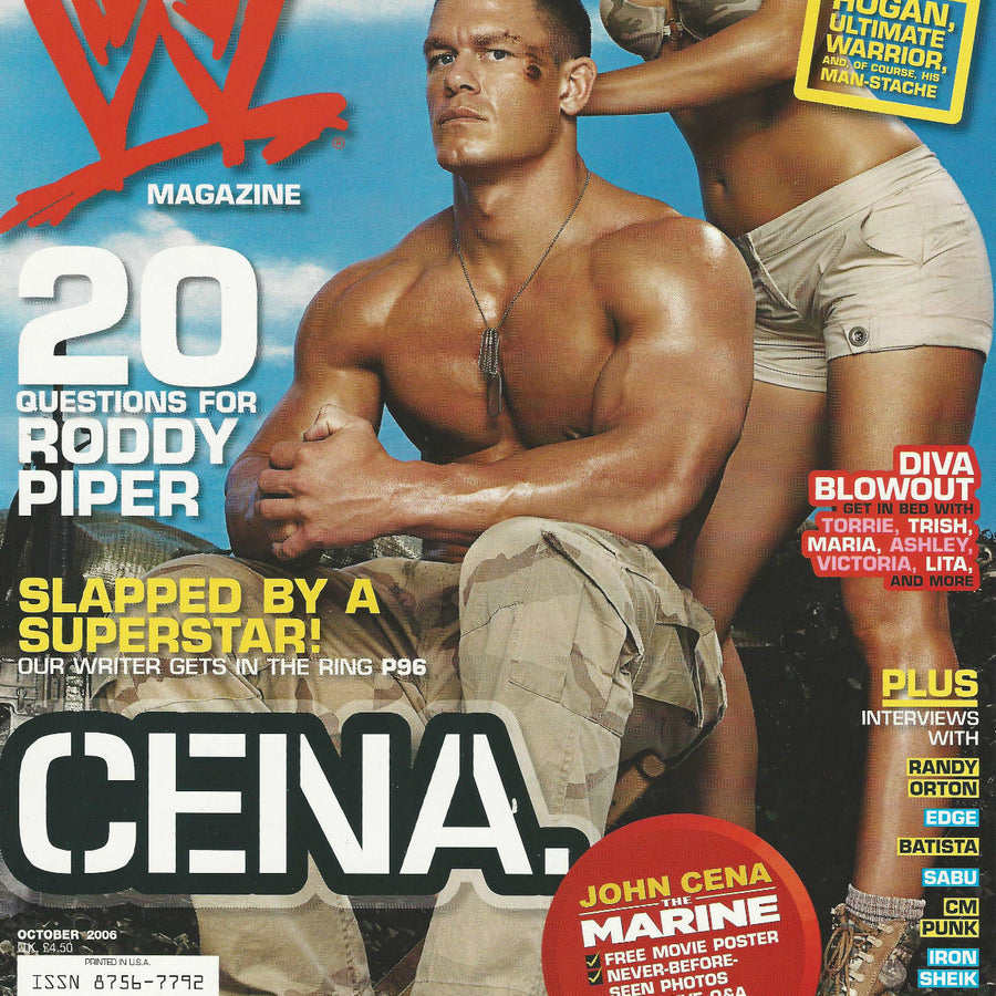 WWE Magazine October 2006 from The United Kingdom Magazine PWcatalog