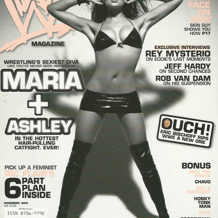 WWE Magazine November 2006 from The United Kingdom Magazine PWcatalog