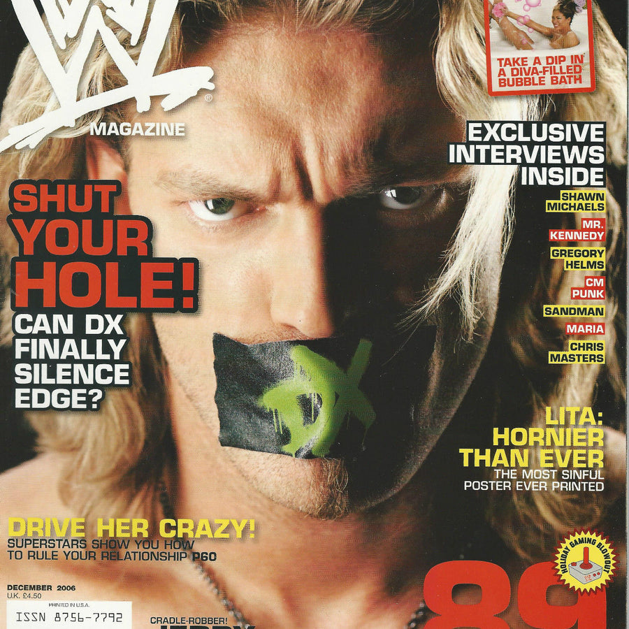 WWE Magazine December 2006 from The United Kingdom Magazine PWcatalog
