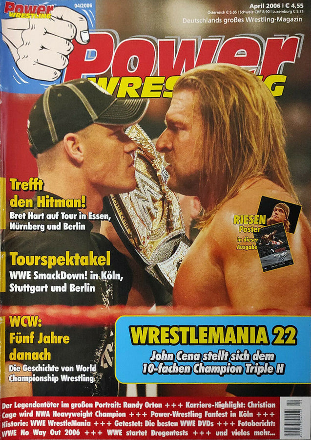 Power Wrestling Magazine April 2006 Magazine PWcatalog