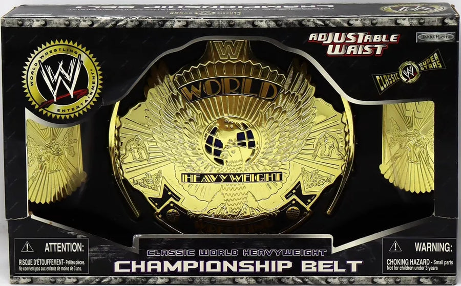 WWE Classic World Heavyweight Championship by Jakks Pacific 2006 classic superstars PWcatalog