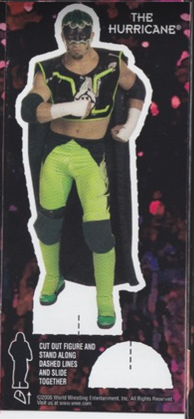 The Hurrican WWF Ice Cream Cut-out 2006 Good Humor PW Catalog