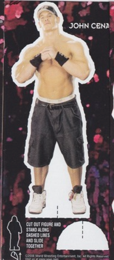 John Cena WWF Ice Cream Cut-out 2006 Good Humor PW Catalog