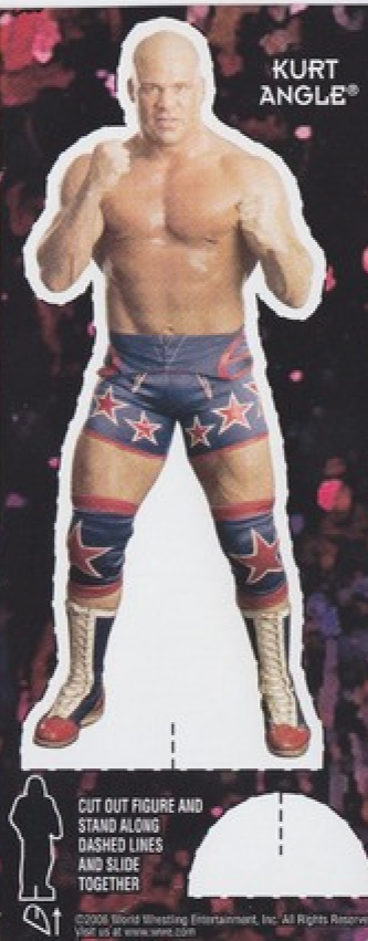 Kurt Angle WWF Ice Cream Cut-out 2006 Good Humor PW Catalog