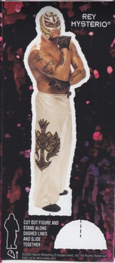 Rey Mysterio WWF Ice Cream Cut-out 2006 Good Humor PW Catalog