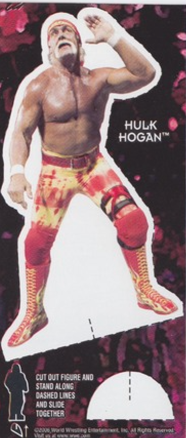 Hulk Hogan WWF Ice Cream Cut-out 2006 Good Humor PW Catalog