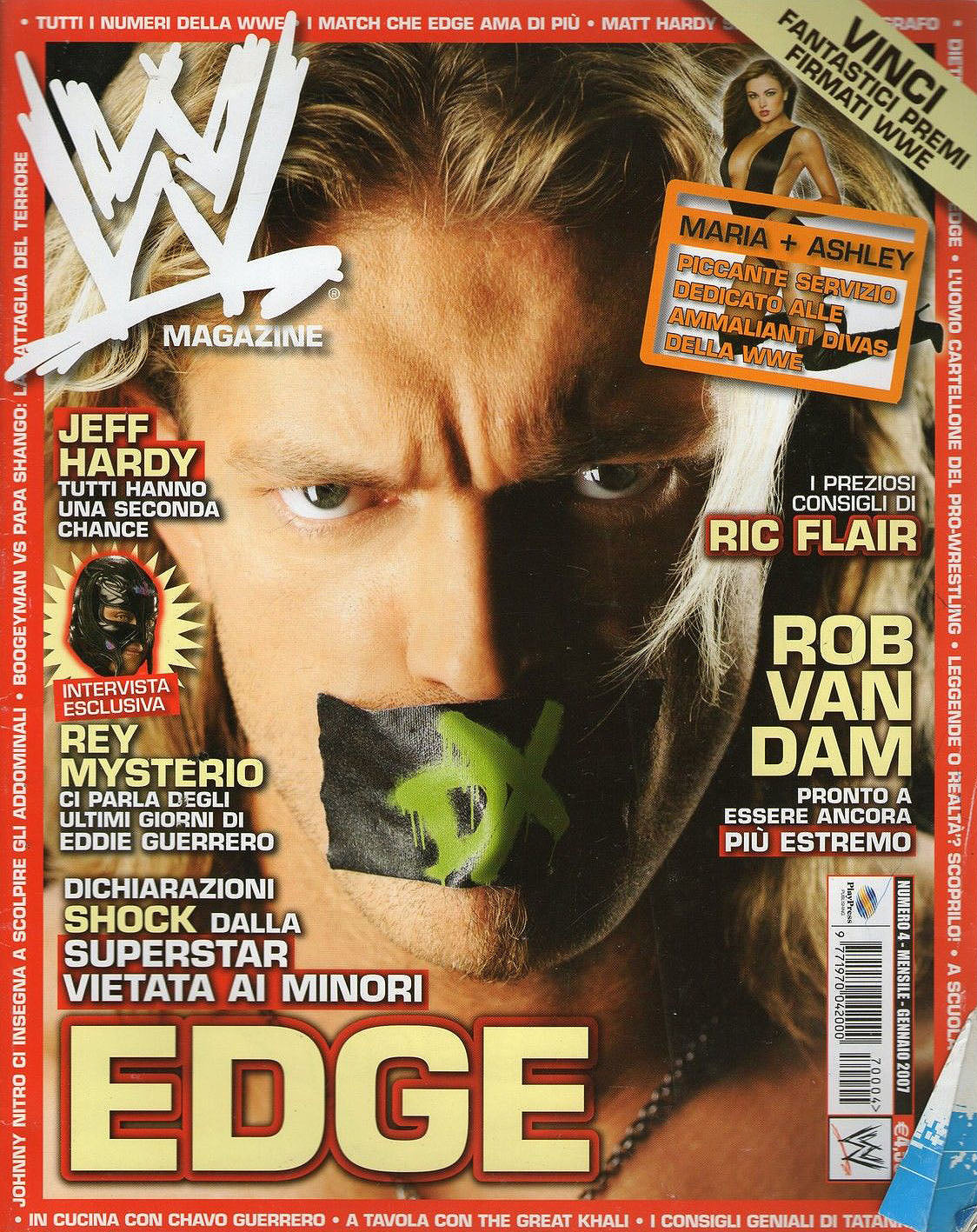 WWE Magazine from Italy January 2007 Magazine PWcatalog
