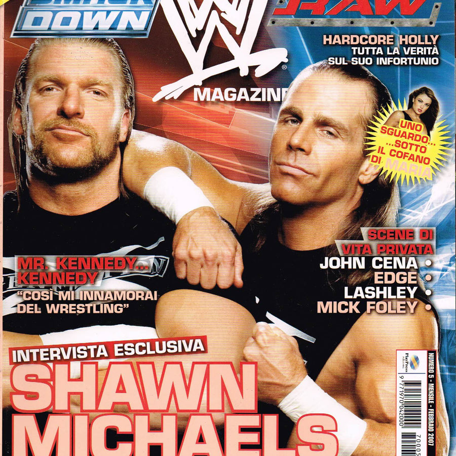 WWE Magazine from Italy February 2007 Magazine PWcatalog