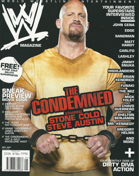 WWE Magazine May 2007 from The United Kingdom