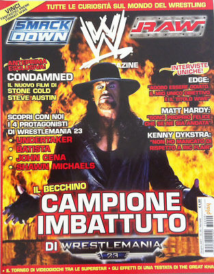 WWE Magazine from Italy June 2007 Magazine PWcatalog