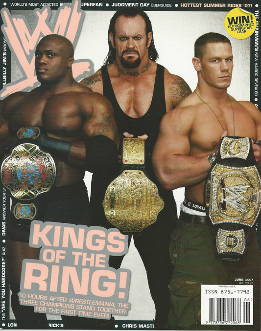 WWE Magazine June 2007 from The United Kingdom