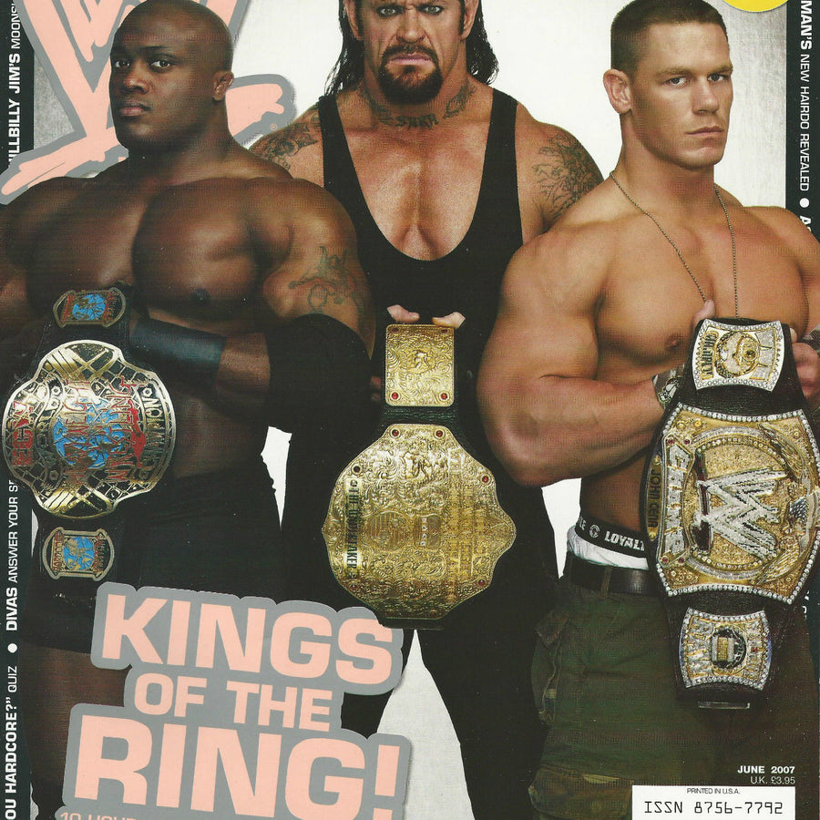 WWE Magazine June 2007 from The United Kingdom Magazine PWcatalog