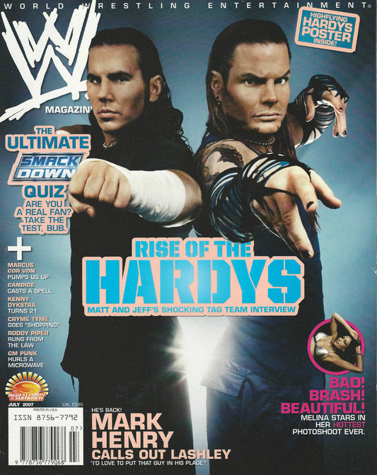 WWE Magazine July 2007 from The United Kingdom