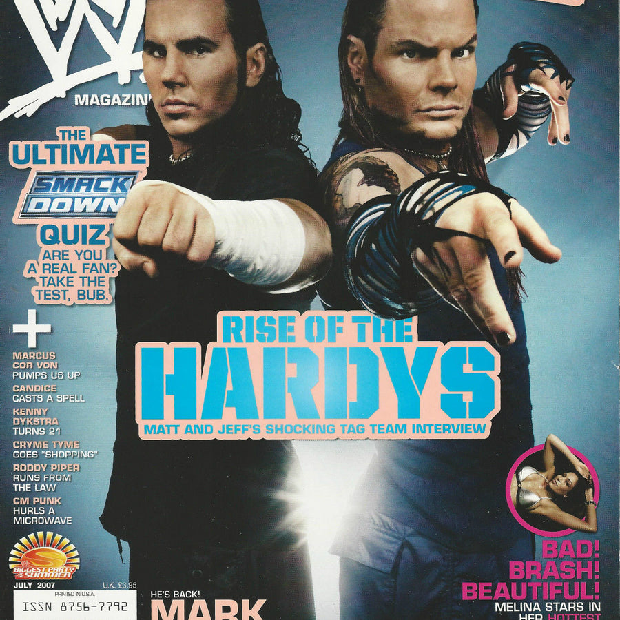 WWE Magazine July 2007 from The United Kingdom Magazine PWcatalog