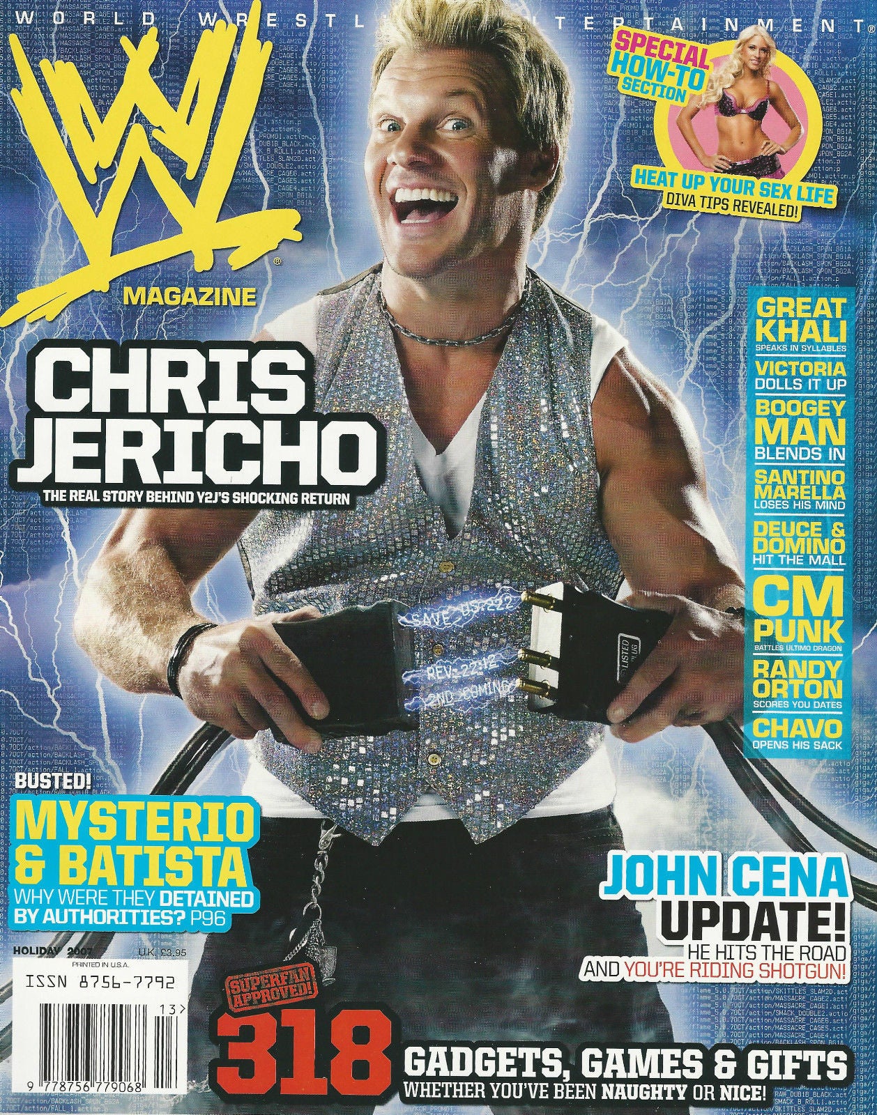 WWE Magazine Holiday 2007 from The United Kingdom Magazine PWcatalog