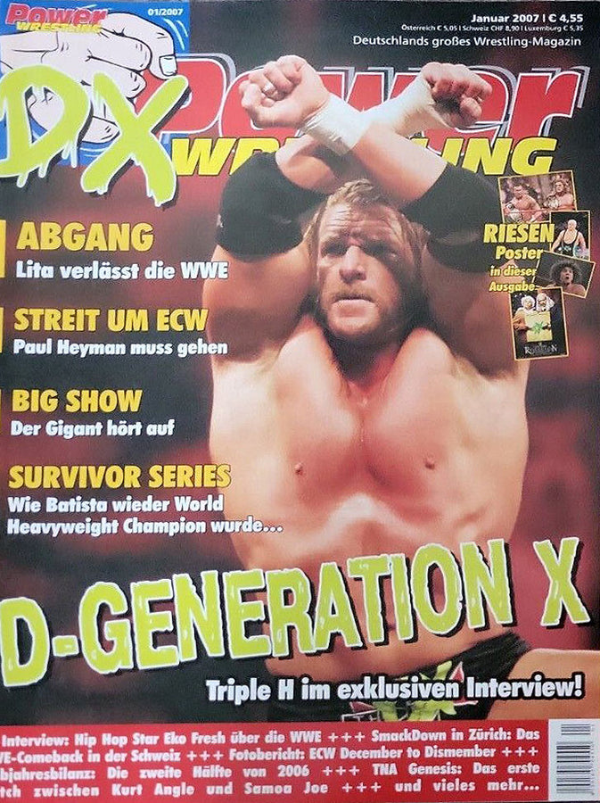 Power Wrestling Magazine January 2007 Magazine PWcatalog