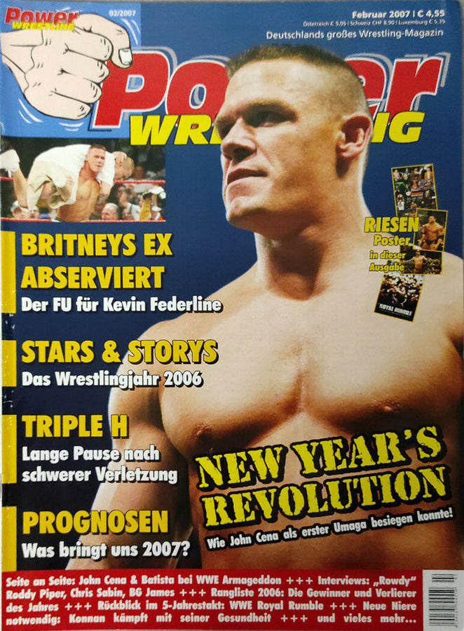 Power Wrestling Magazine February 2007 Magazine PWcatalog
