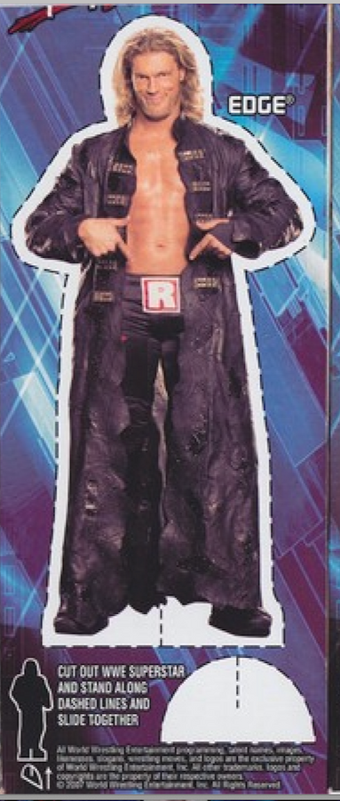 Edge 2007 WWE Ice Cream Cut-out Unilever PW Catalog