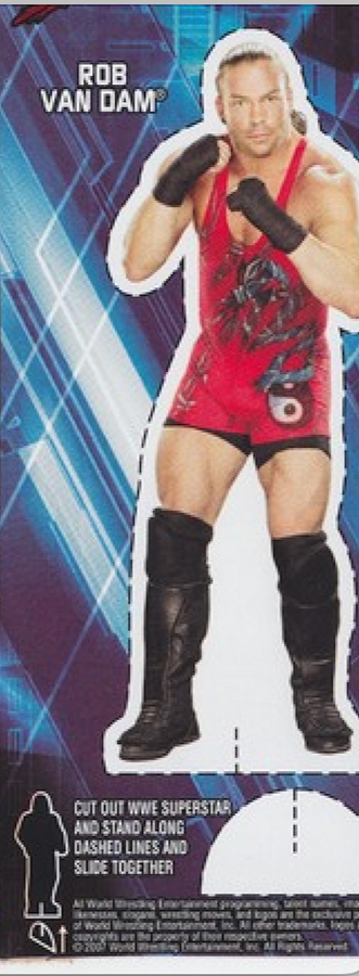 RVD 2007 WWE Ice Cream Cut-out Unilever PW Catalog