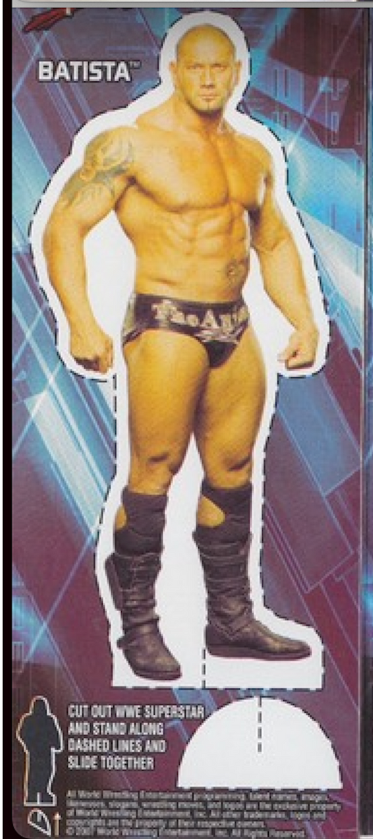 Batista 2007 WWE Ice Cream Cut-out Unilever