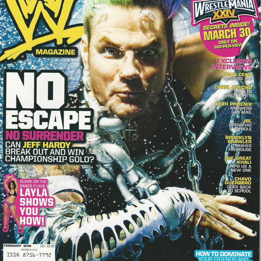 WWE Magazine February 2008 from The United Kingdom Magazine PWcatalog