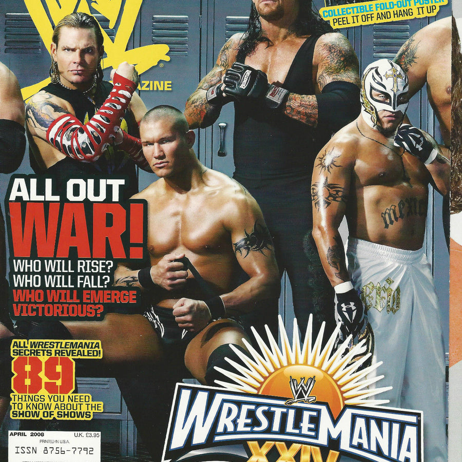 WWE Magazine April 2008 from The United Kingdom Magazine PWcatalog