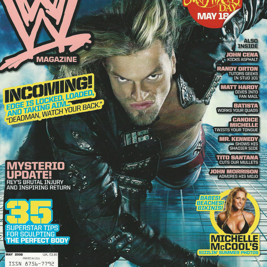 WWE Magazine May 2008 from The United Kingdom Magazine PWcatalog