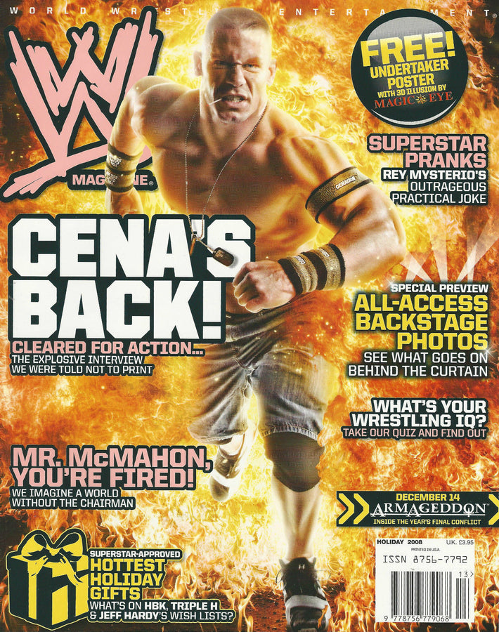 WWE Magazine Holiday 2008 from The United Kingdom