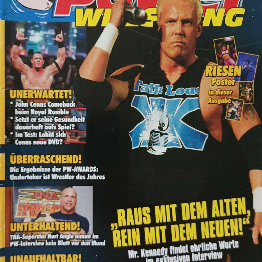 Power Wrestling Magazine March 2008 Magazine PWcatalog