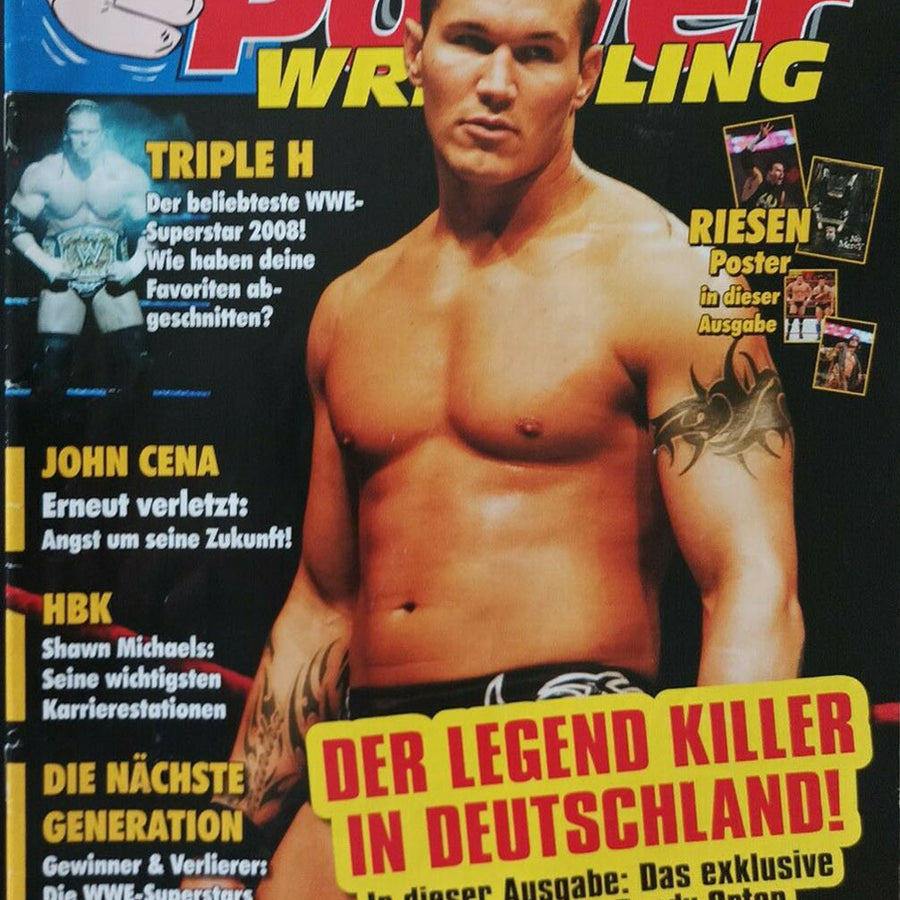 Power Wrestling Magazine October 2008 Magazine PWcatalog