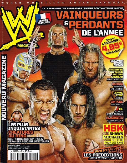 WWE Magazine From France November 2008