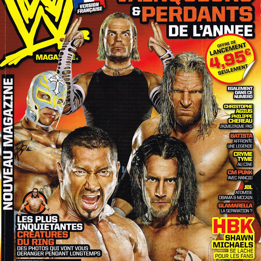 WWE Magazine From France November 2008 Magazine PWcatalog