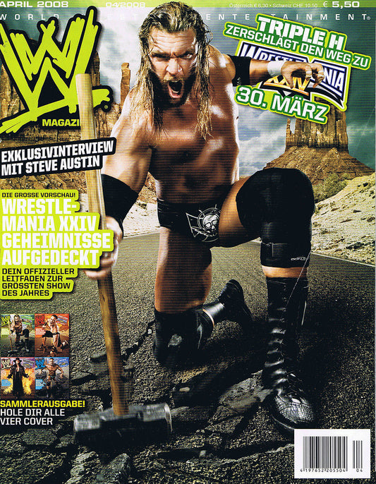 WWE Magazine April 2008 from Germany