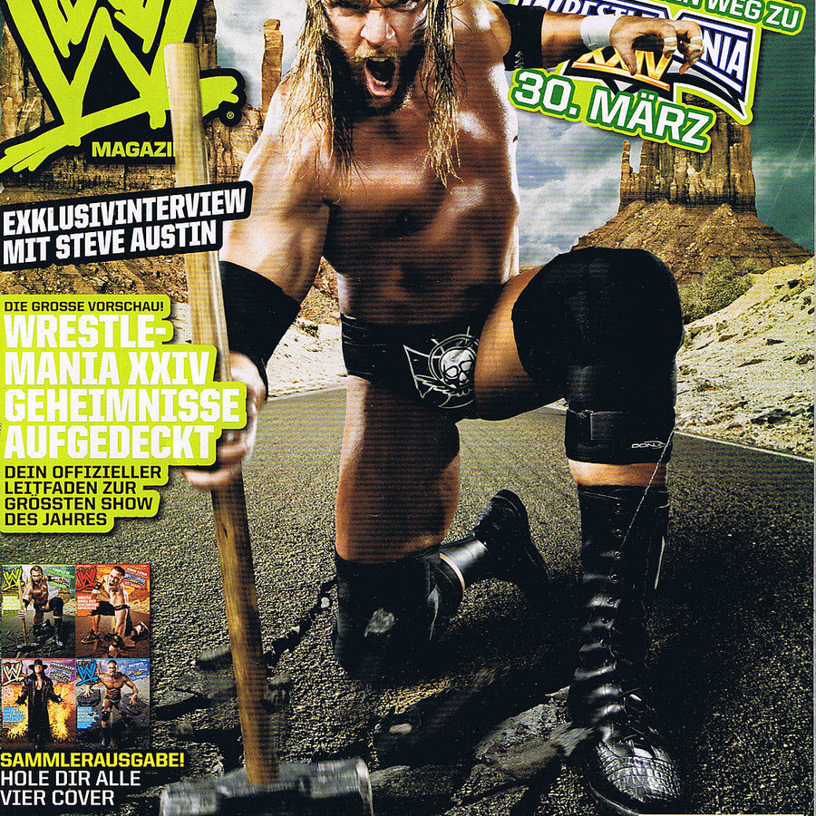 WWE Magazine April 2008 from Germany Magazine PWcatalog