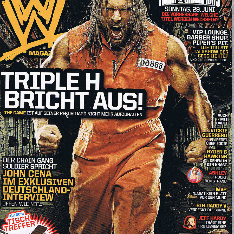 WWE Magazine July 2008 from Germany Magazine PWcatalog