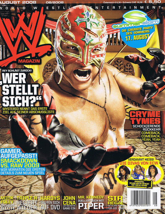WWE Magazine August 2008 from Germany
