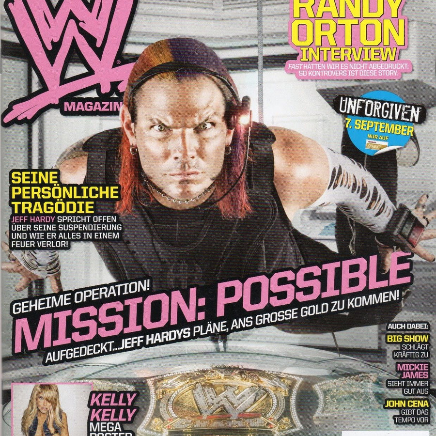 WWE Magazine September 2008 from Germany Magazine PWcatalog