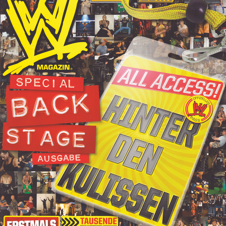 WWE Special 1 Backstage from Germany 2009 Magazine PWcatalog