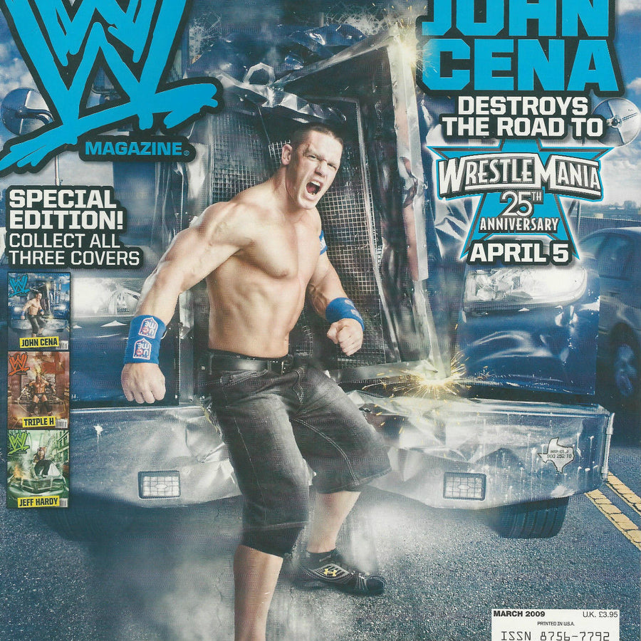 WWE Magazine March 2009 from The United Kingdom John Cena Magazine PWcatalog