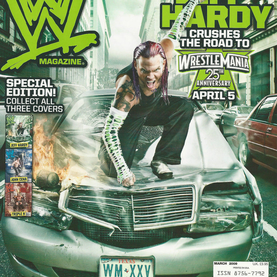 WWE Magazine March 2009 from The United Kingdom Jeff Hardy Magazine PWcatalog