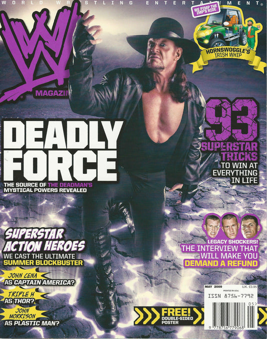 WWE Magazine May 2009 from The United Kingdom