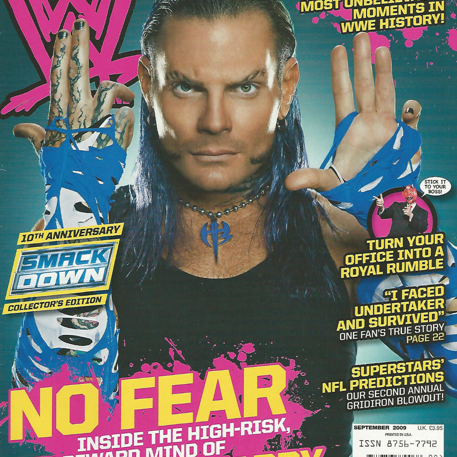 WWE Magazine September 2009 from The United Kingdom Magazine PWcatalog