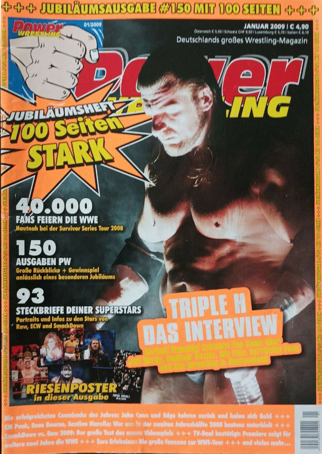Power Wrestling Magazine January 2009 Magazine PWcatalog